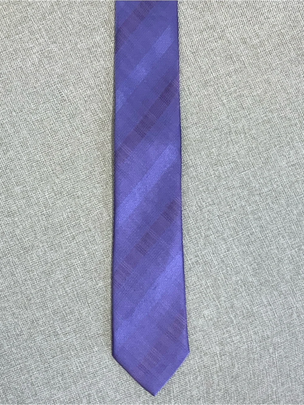 Bespoke Purple Skinny Tie 59 x 2.75 Polyester
